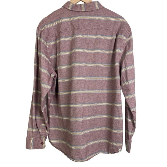 Vans Men’s Striped Long Sleeve Casual Button Shirt - Picture 3 of 3